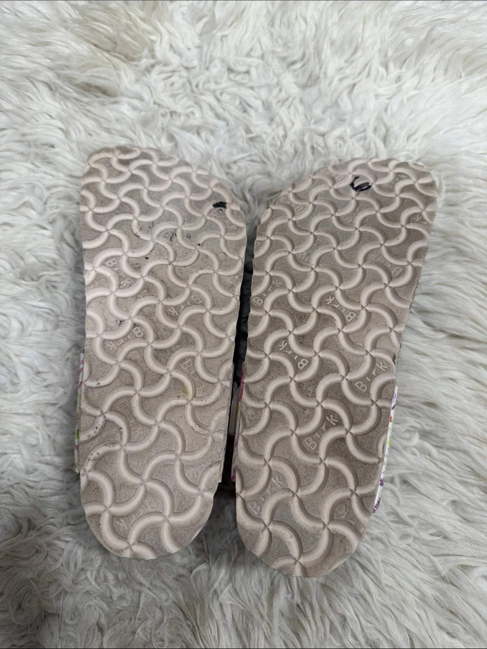 Birkenstock Floral Print Gizeh‎ Vegan Thong Sandal Women’s Size 37 US 6